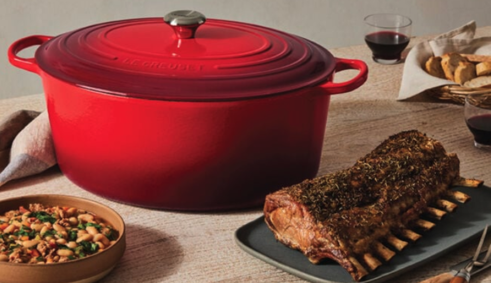 Pork Rib Roast with Tomato Braised Beans