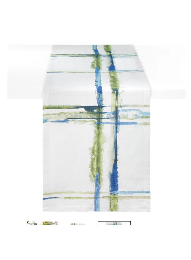 Abstract Grid 90" Runner