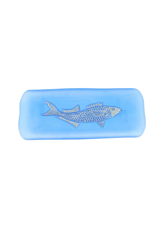 Isola Glass Small Fish Rectangular Tray
