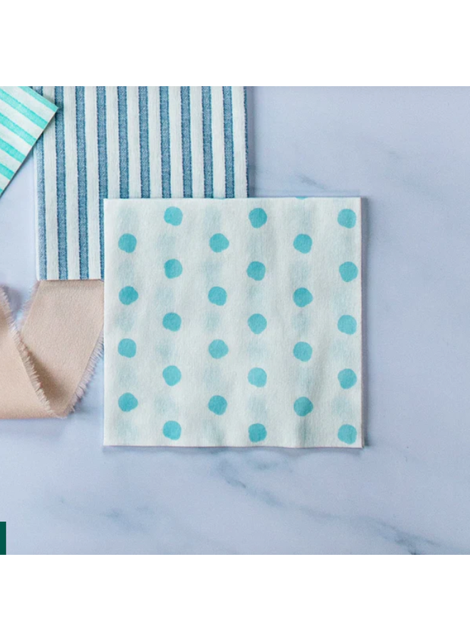 Papersoft Napkins Dot Cocktail Napkins (Pack of 20)