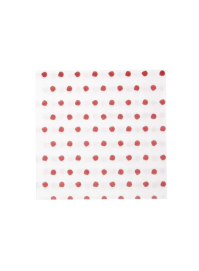 Papersoft Napkins Dot Cocktail Napkins (Pack of 20)