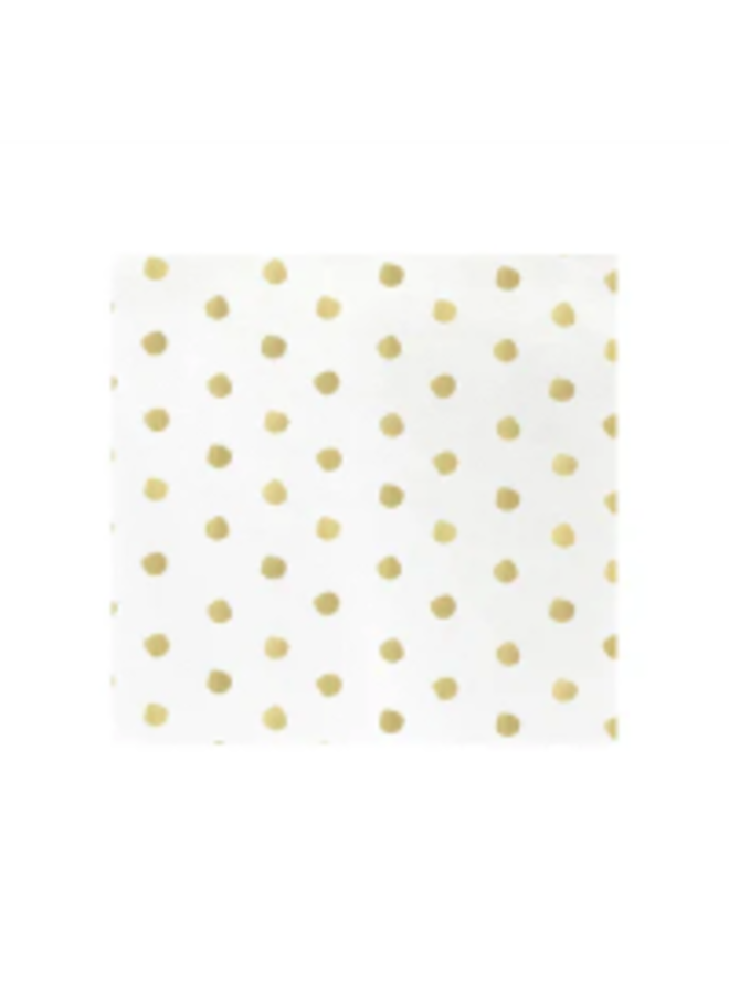 Papersoft Napkins Dot Cocktail Napkins (Pack of 20)