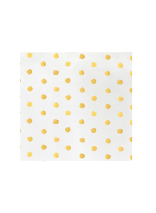 Papersoft Napkins Dot Cocktail Napkins (Pack of 20)