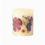 Small Round Botanical Candle Roman Lavender