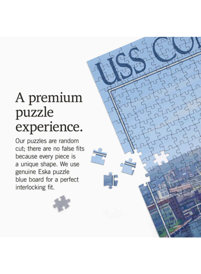 1000-Piece Puzzle USS Constitution & Boston Skyline