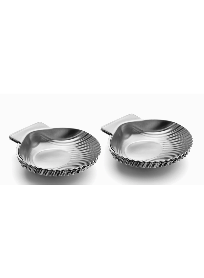 Outset Grillable Sea Shells, Set of 12, 3.25" X 3.5"