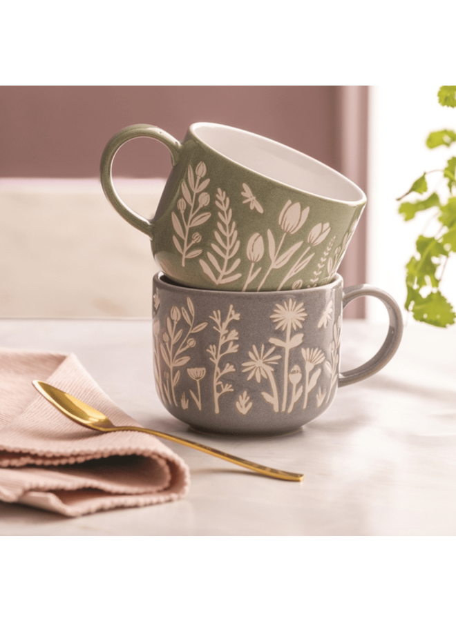 Blue Daisy Mug 13.5 oz