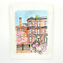 Back Bay Brownstone Print