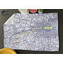 Boston Marathon Route Hand Towel 16" x 24"