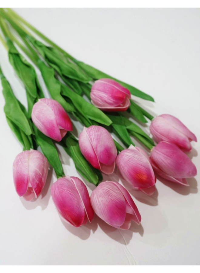 13" Real Touch Tulip Bunch Set/10