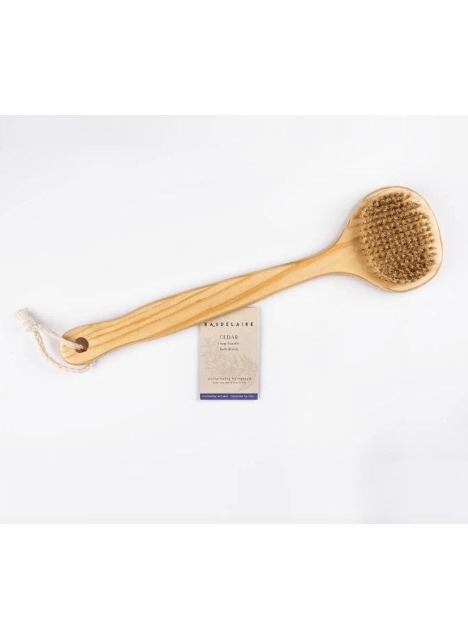Cedar 13" Long-handle Bath Brush
