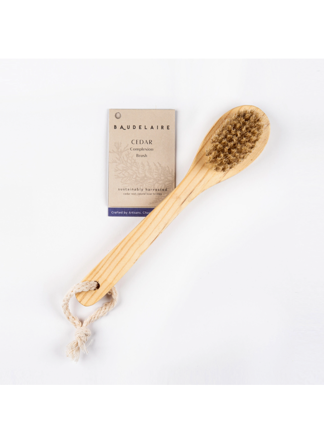 Cedar 9" Long-Handle Complexion Brush
