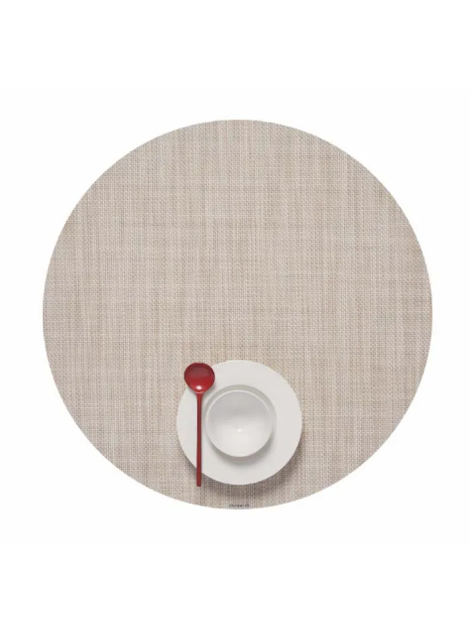 Mini Basketweave Round Placemat