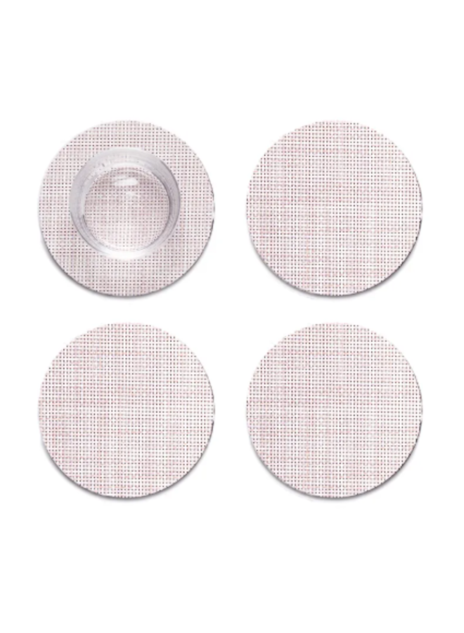 Mini Basketweave Coasters Pack of 4