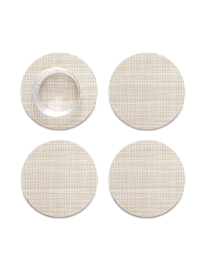 Mini Basketweave Coasters Pack of 4