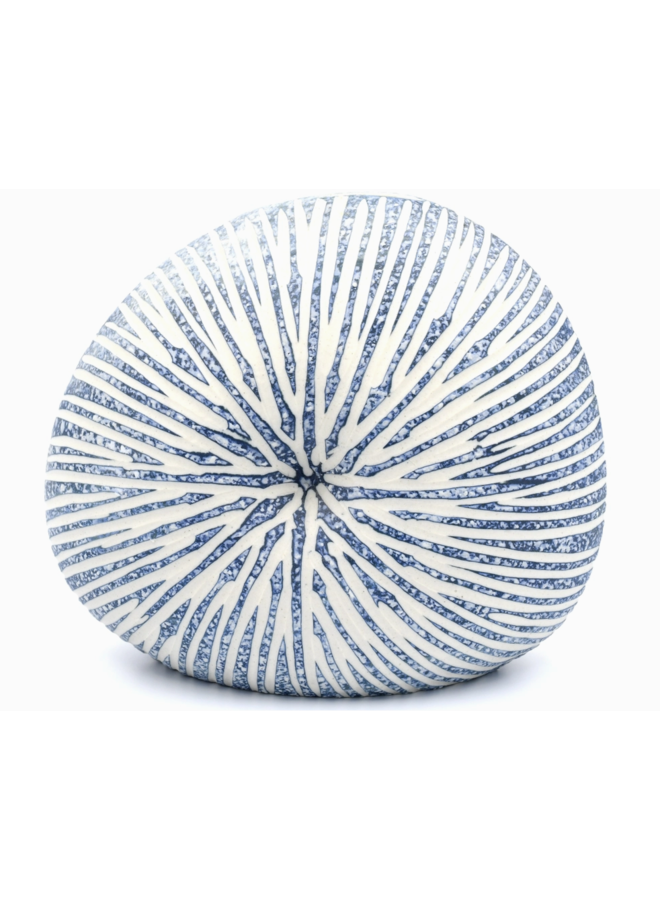 Diva Round Blue Porcelain Bud Vase