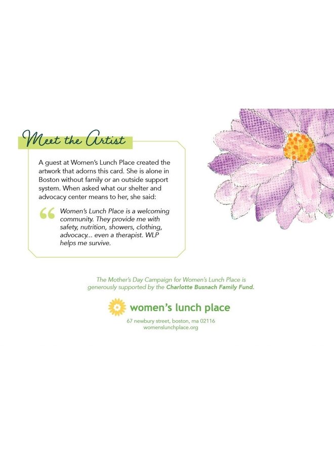 Women’s Lunch Place Mother’s Day Card