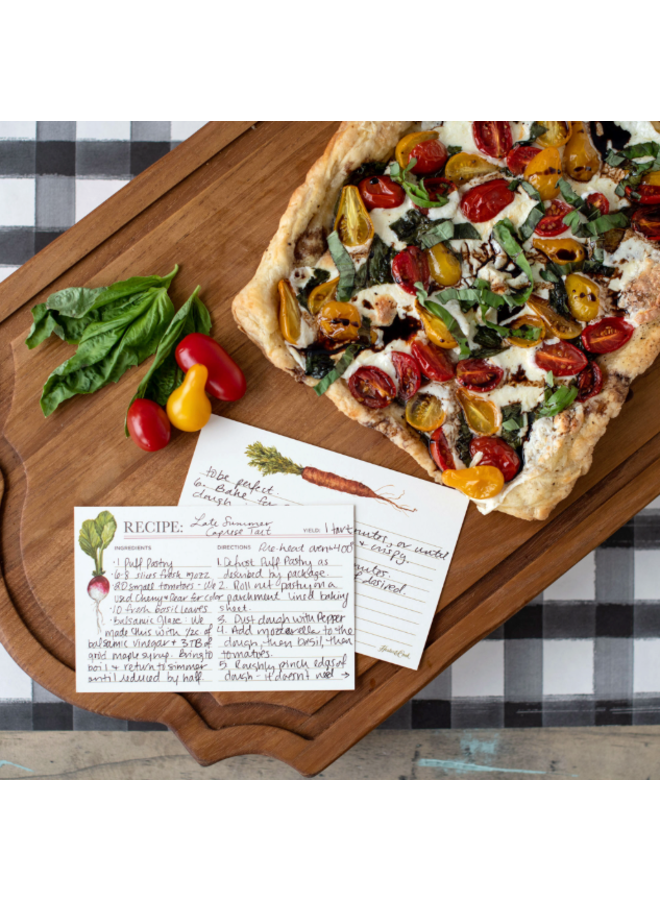 Farmer's Market Recipe Card Pack of 12