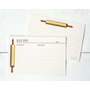 Rolling Pin Recipe Cards -Pack of 12