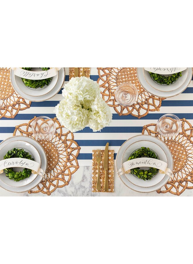 Die Cut Rattan Placemat - 12 Sheets