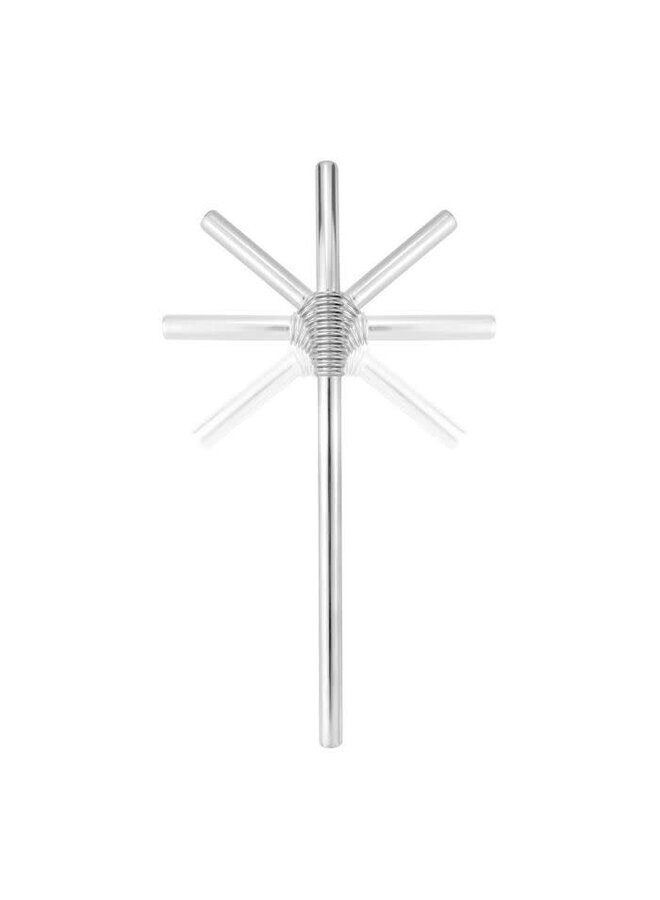 Turtleneck Bendable Metal Drinking Straws S/4