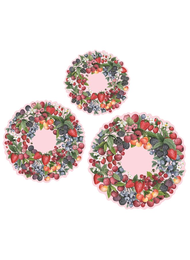 Wild Berry Serving Papers - Pack of 12