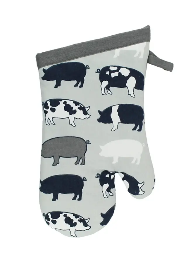 Oven Mitt Designer Print 100% Cotton
