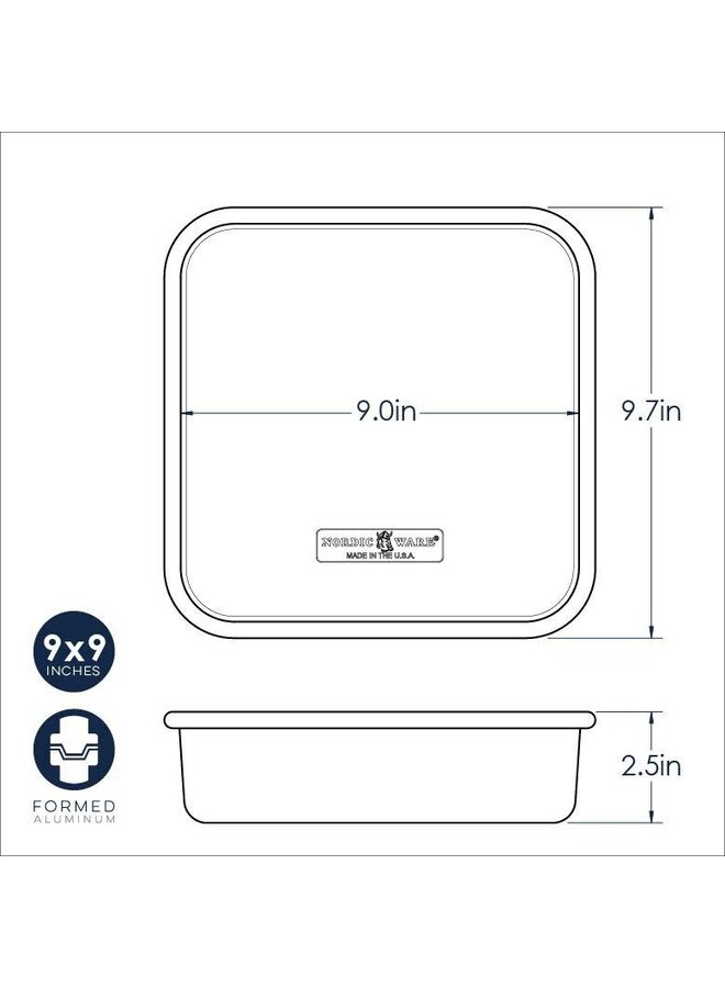 Naturals® Cake Pan Square