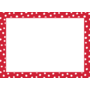 Small Dots-Red Name Labels 2 X 3 - 12 Per Package
