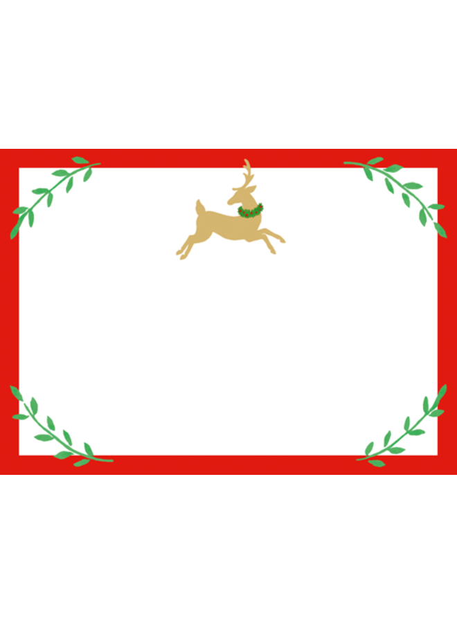 Little Reindeer Name Labels - 12 Per Pack