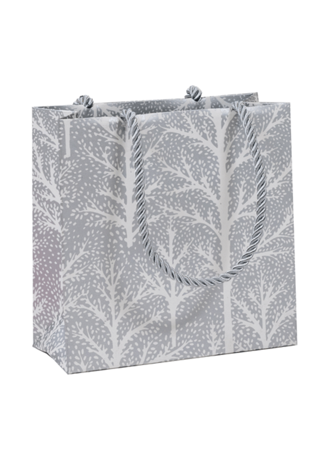 Winter Trees Silver Gift Bag Small