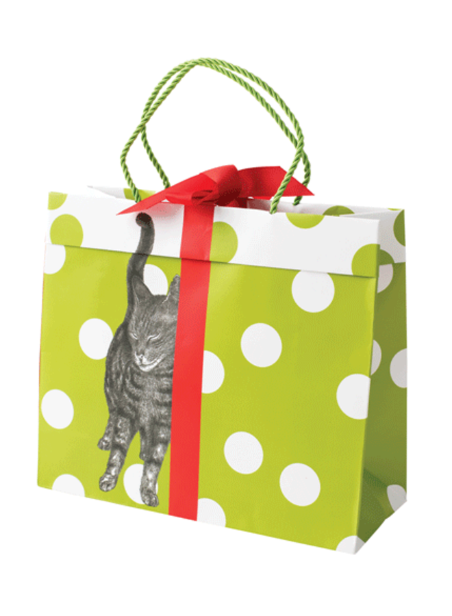 Curious Christmas Cats Gift Bag Large