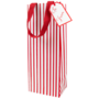 Stripes For Days Red and White Bottle Bag