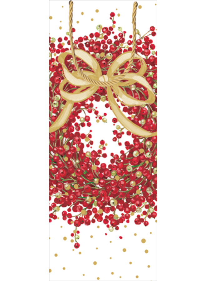 Pepperberry White Bottle Bag