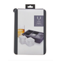 Glacier Whiskey Ice Cube Tray with Lid in Grey