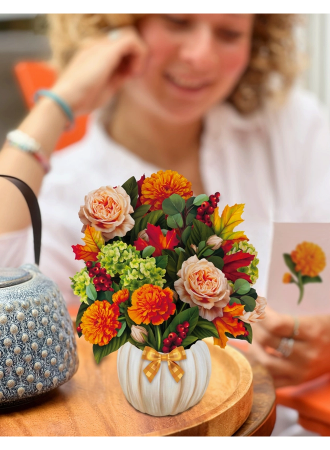 Mini Pop-Up Greeting Card Pumpkin Spice