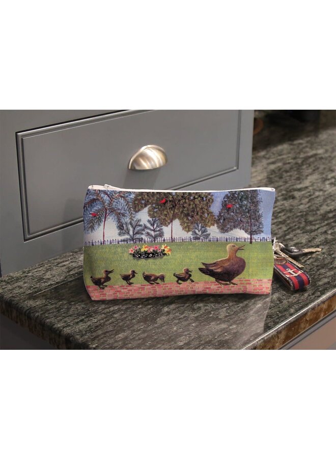 Boston Ducklings Zip-Up Travel Pouch