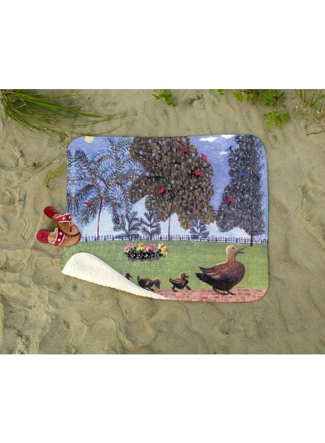 Boston Ducklings Fleece Throw Blanket