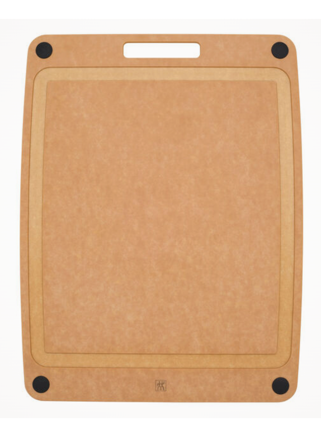 Plant Based Cutting Board w/Groove Natural 17" x 13"