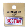 Boston Classic License Plate Pin
