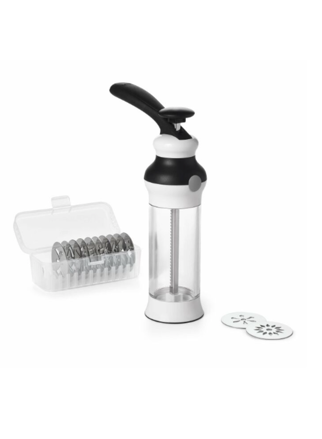 Cookie Press With Disk Storage Case