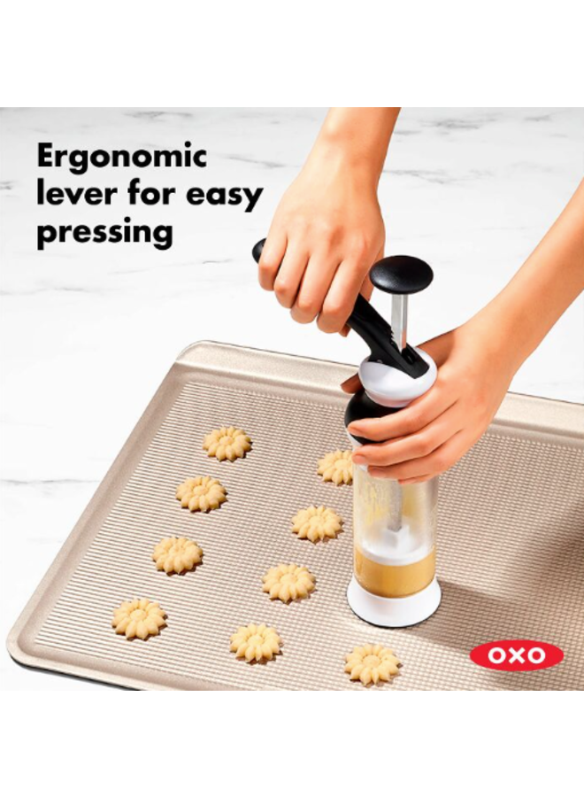 Cookie Press With Disk Storage Case