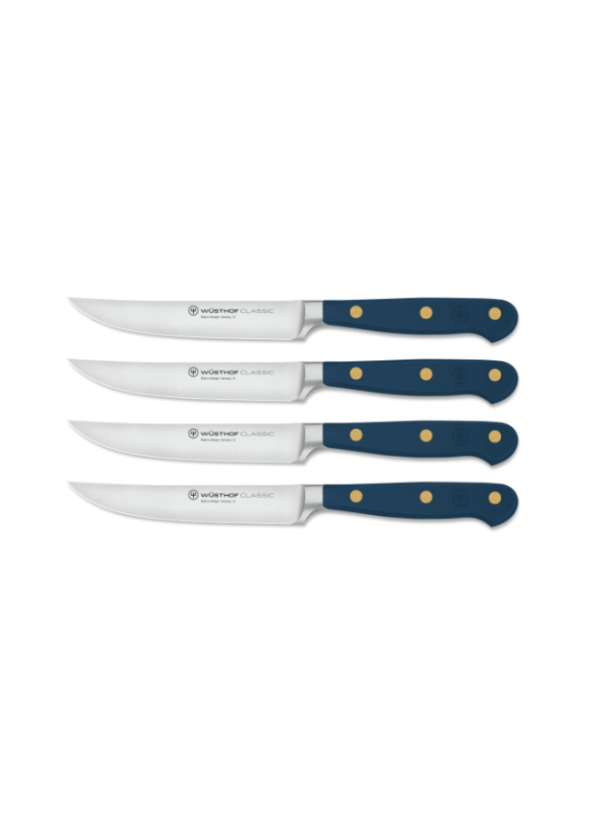 Classic Wild Blueberry Four Piece Steak Knife Set