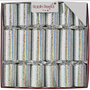 Silver Sparkle Party Mini Charade Crackers Set of 8 - 6"