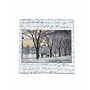 Beacon Street Winter Scene Marble Coaster