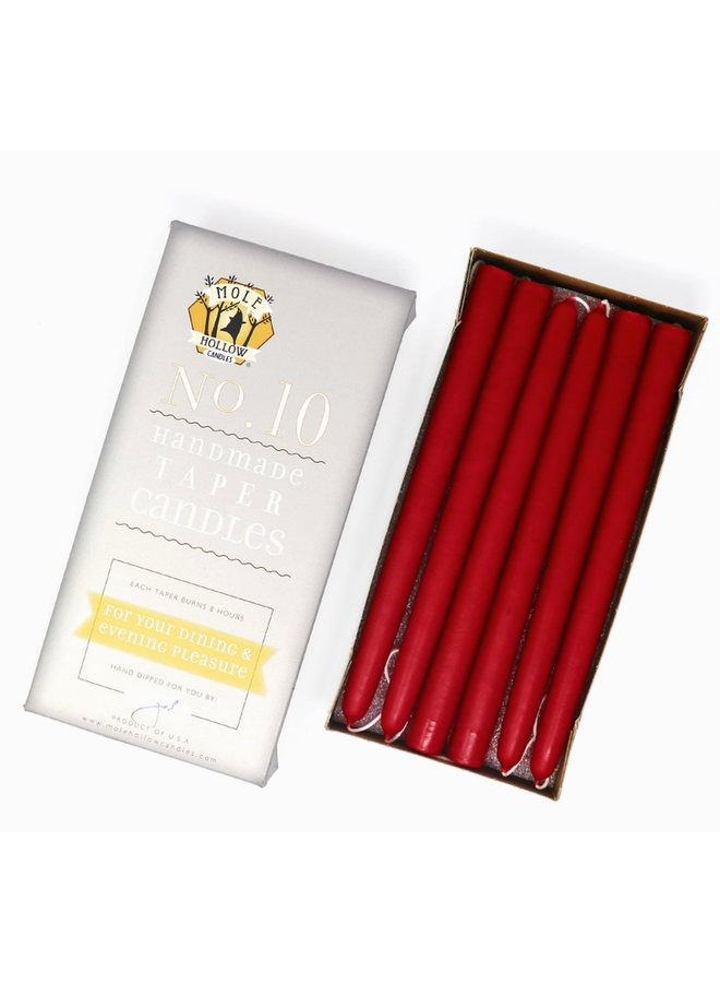 Taper Candle Pair 10"