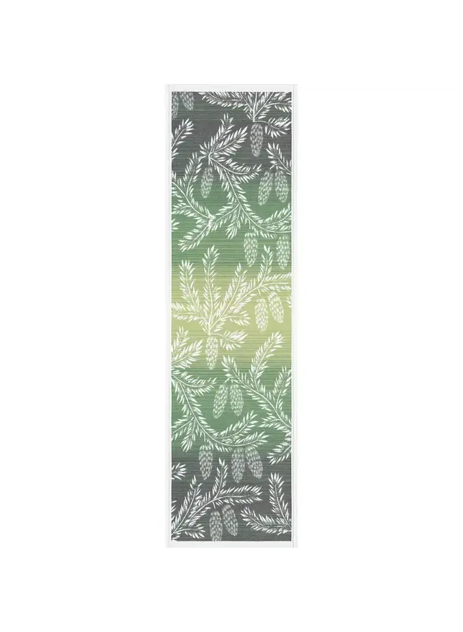 Frosted Pine Cones Runner 14" x 47"