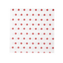 Papersoft Dot Red Dinner Napkins (Pack of 50)