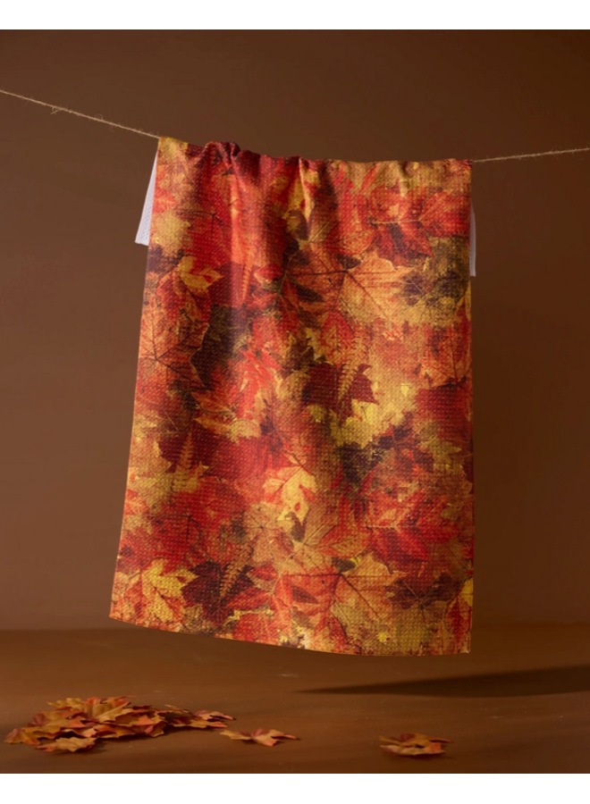 Falling Foliage Tea Towel