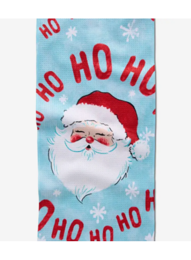 Merry Santa Tea Towel